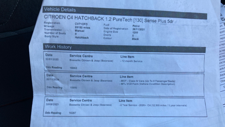 Citroen C4 1.2 PureTech [130] Sense Plus 5dr Petrol Hatchback